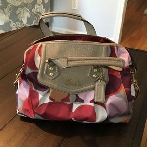 Multi Color Coach Satchel